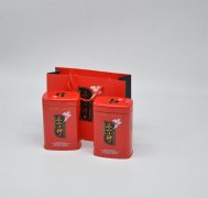 正山小种茶叶方罐